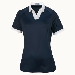 Callaway V-Placket Colourblock dámské golfové triko, tmavě modré DOPRODEJ