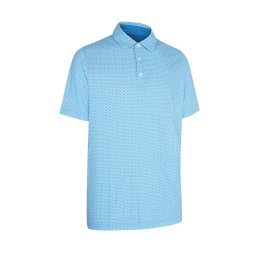Callaway Tee Allover Print pánské golfové triko, modré