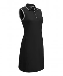 Callaway Ribbed Tipping dámské golfové šaty, černé DOPRODEJ