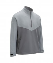 Callaway Heather 1/4 Zip pánská golfová bunda, šedá/světle šedá