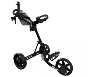 Clicgear M4 golfový vozík, černý + černá kola