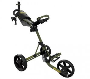 Clicgear M4 golfový vozík, khaki + černá kola