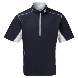 FootJoy Half-Zip S/S Windshirt pánská bunda s krátkým rukávem, tmavě modrá