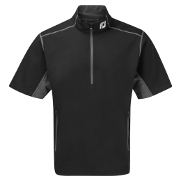 FootJoy Half-Zip S/S Windshirt pánská bunda s krátkým rukávem, černá