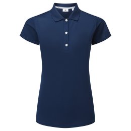 FootJoy Stretch Pique Solid dámské golfové triko, tmavě modré