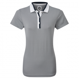 FootJoy Birdseye dámské golfové triko, tmavě modré, vel. S DOPRODEJ