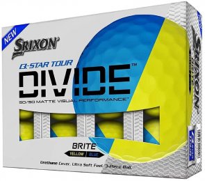 Srixon Q-STAR Tour Divide golfové míče - modré/žluté matné 12 ks
