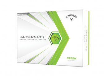 Callaway Supersoft 21 golfové míče - zelené matné 12 ks