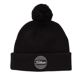 Titleist Boardwalk Pom Pom zimní čepice, černá