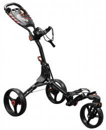 Ezeglide Compact+ 360 golfový vozík, černý/červený
