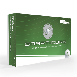 Wilson Smart Core Pro Distance 15s golfové míče - bílé 15 ks