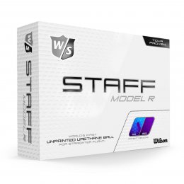 Wilson Staff Model R golfové míče - bílé 12 ks