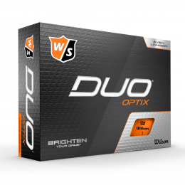 Wilson Staff Duo Optix golfové míče - oranžové matné 12 ks