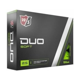 Wilson Staff Duo Soft golfové míče - zelené matné 12 ks DOPRODEJ