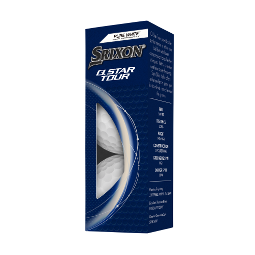 Srixon Q-STAR Tour golfové míče - bílé 3 ks