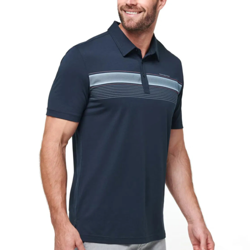 TravisMathew State Of The Art pánské golfové triko, tmavě modré