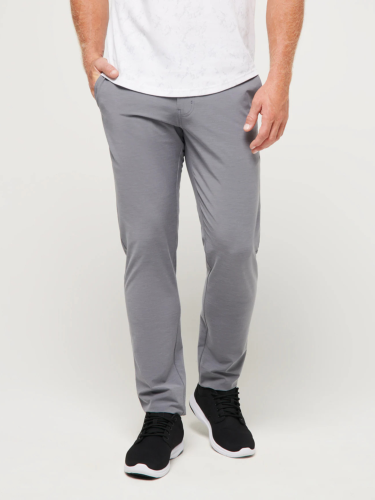 TravisMathew Open To Close Tech Chino pánské golfové kalhoty, šedé