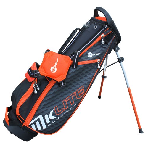 MKids Lite dětský golfový bag oranžový, 125 cm