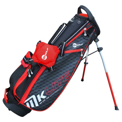 MKids Lite dětský golfový bag červený, 135 cm