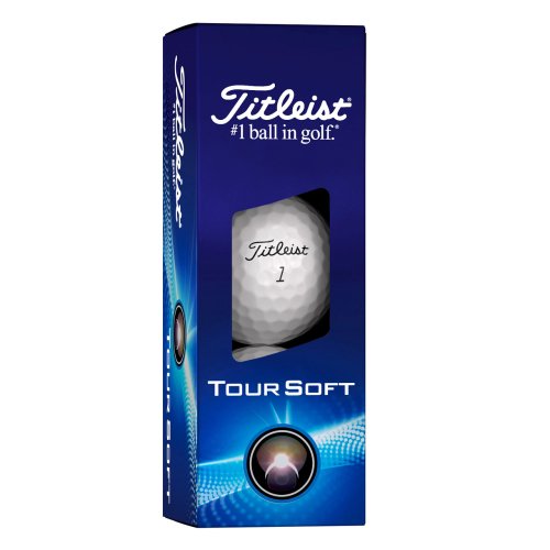 Titleist Tour Soft 2024 golfové míče - bílé 3 ks 