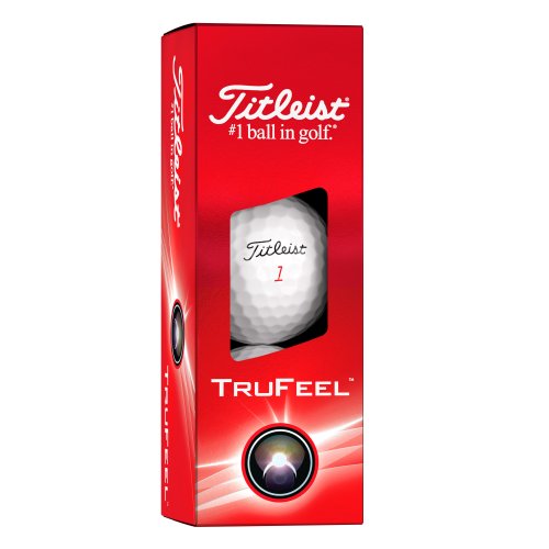 Titleist TruFeel 2024 golfové míče - bílé 3 ks 