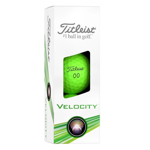 Titleist Velocity 2024 golfové míče - zelené matné 3 ks 