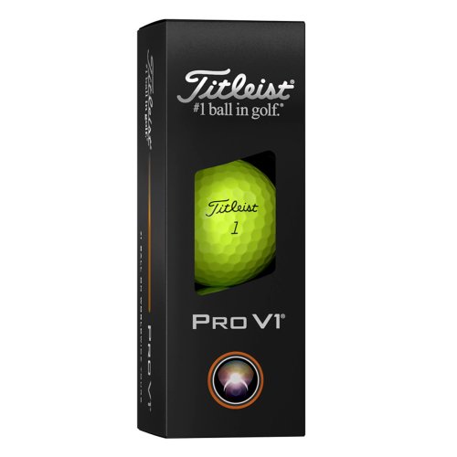 Titleist Pro V1 2025 golfové míče - žluté 3 ks