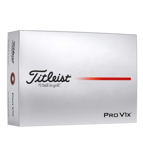 Titleist Pro V1x 2025 golfové míče - bílé 12 ks