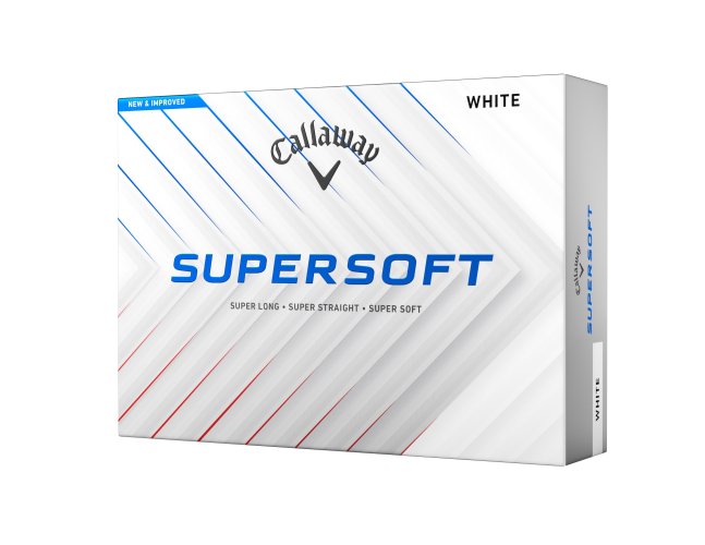 Callaway Supersoft 25 golfové míče - bílé 12 ks