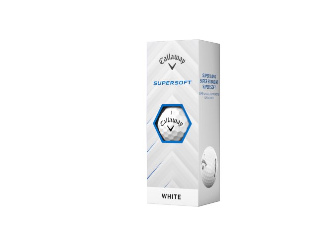 Callaway Supersoft 25 golfové míče - bílé 3 ks