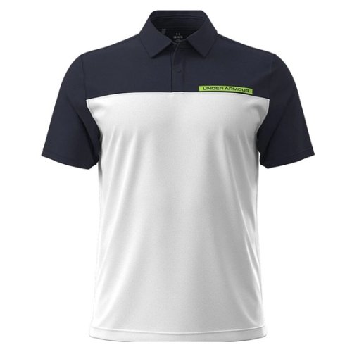 Under Armour T2G Color Block pánské triko, bílé/tmavě modré, vel. L DOPRODEJ