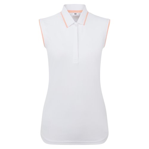FootJoy Sleeveless dámské golfové triko bez rukávů, bílé