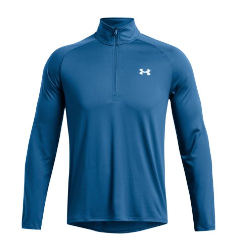 Under Armour Tech 2.0 1/2 Zip pánské triko s dlouhým rukávem, modré, vel. XL DOPRODEJ