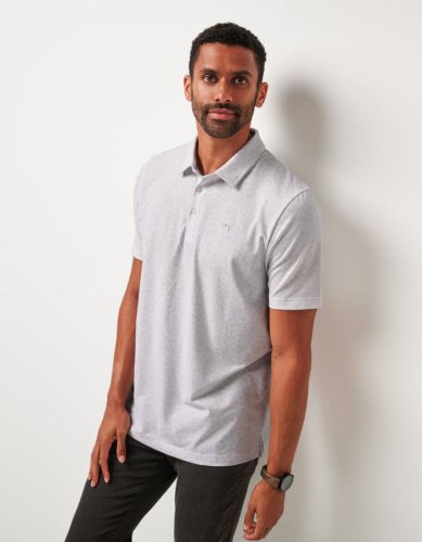 TravisMathew Free Passage pánské golfové triko, bílé