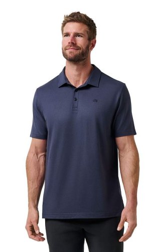 TravisMathew Featherweight Performance pánské golfové triko, tmavě modré