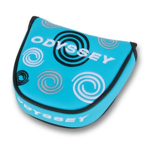 Odyssey Swirl headcover na putter, mallet, modrý