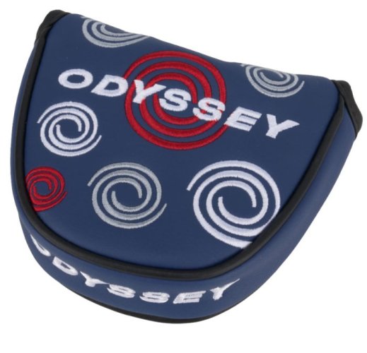 Odyssey Swirl headcover na putter, mallet, tmavě modrý