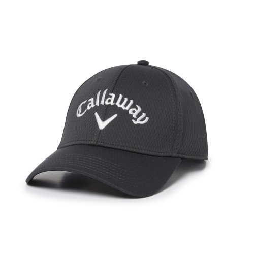 Callaway Side Crested pánská golfová čepice, tmavě šedá