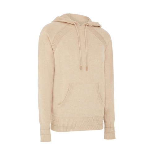 Callaway Space Dye dámský svetr s kapucí, velbloudí