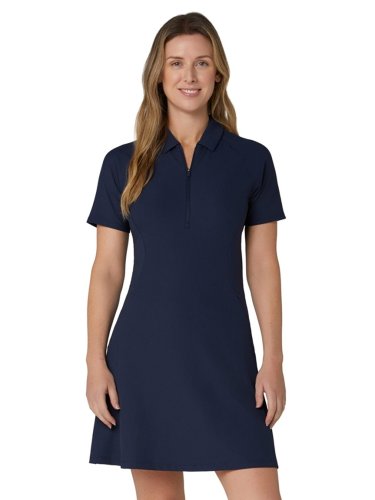 Callaway Essential Ribbed dámské golfové šaty, tmavě modré