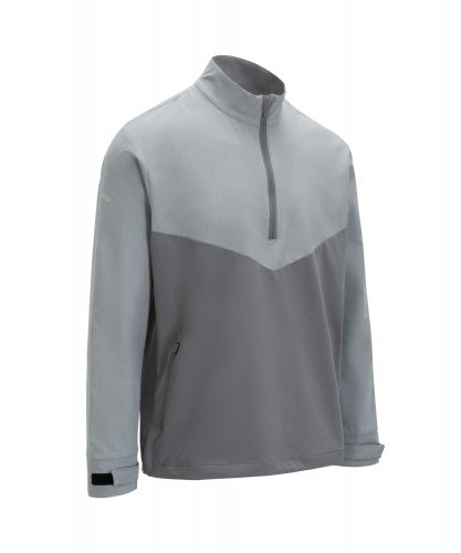 Callaway Heather 1/4 Zip pánská golfová bunda, šedá/světle šedá DOPRODEJ