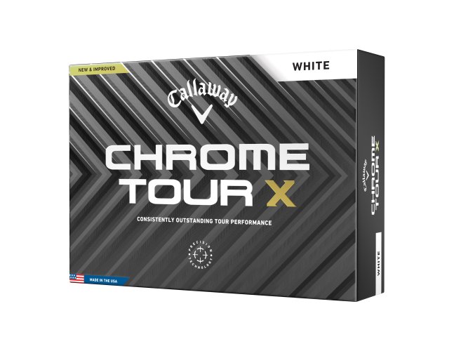 Callaway Chrome Tour X 24 golfové míče - bílé 12 ks