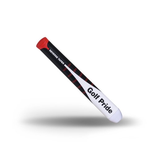 Golf Pride Reverse Taper Round Large putter grip, černý/bílý