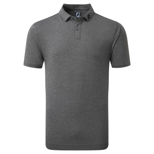 FootJoy Heather Self Collar pánské triko, tmavě šedé, vel. XL DOPRODEJ