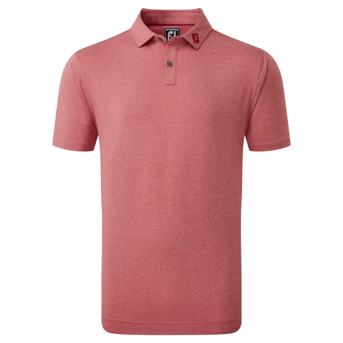 FootJoy Heather Self Collar pánské triko, červené, vel. M DOPRODEJ