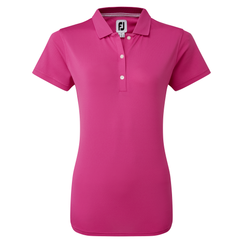 FootJoy Stretch Pique Solid dámské golfové triko, růžové