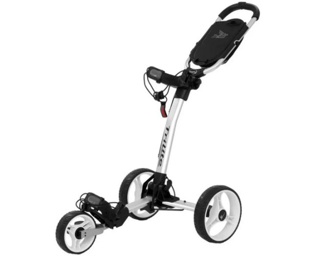 AXGLO TRILITE golfový vozík, BÍLÝ s bílými koly