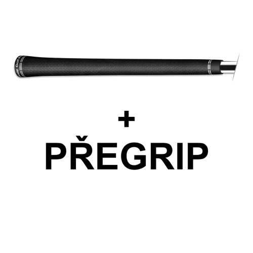 Golf Pride Tour Velvet 360 pánský grip, černý + PŘEGRIPOVÁNÍ