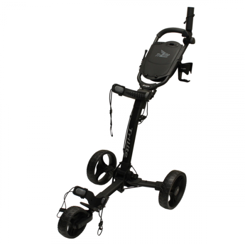 AXGLO TRILITE golfový vozík, ČERNÝ s černými koly