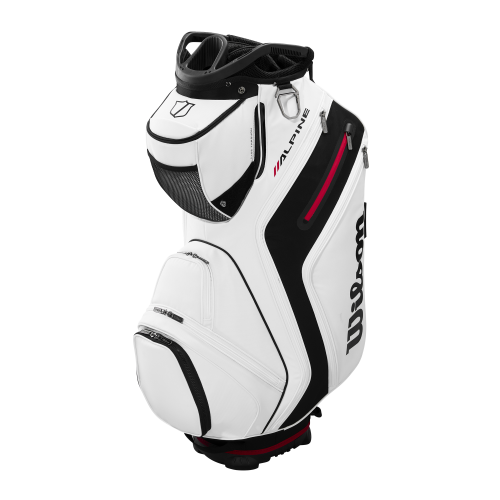 Wilson Alpine Cart bag, bílý/černý